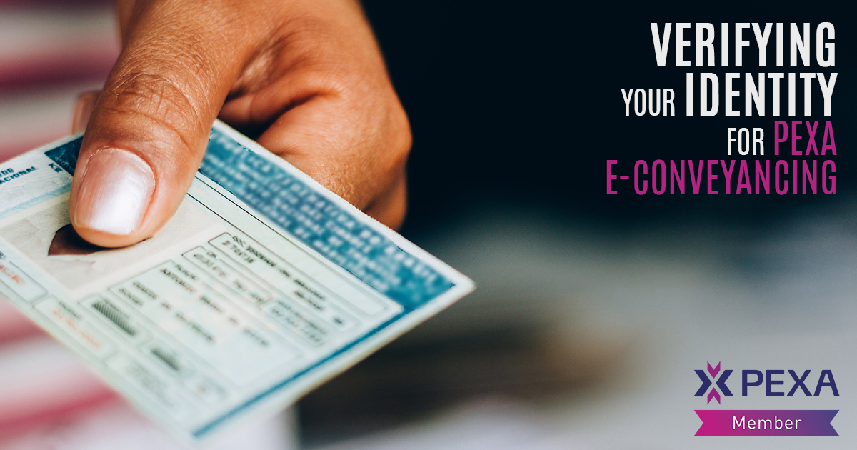 Identity Verification for PEXA Settlements Hall Payne Lawyers