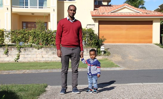 Success after a rejected tourist visa allows grandparents to meet their grandson.