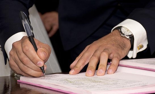 How do I enter into a Binding Financial Agreement?