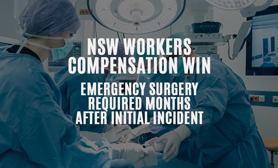 Workers compensation win when claim lodged months after initial injury